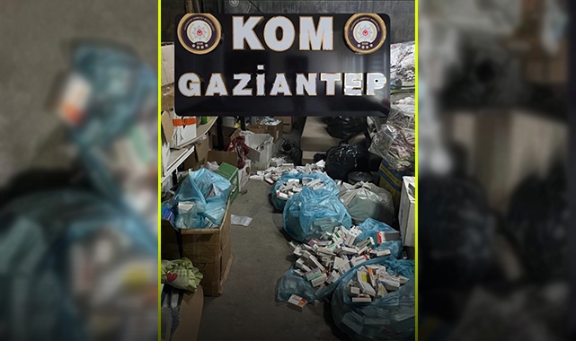 Gaziantep'te 105 bin 757 adet sahte ilaç yakalandı!