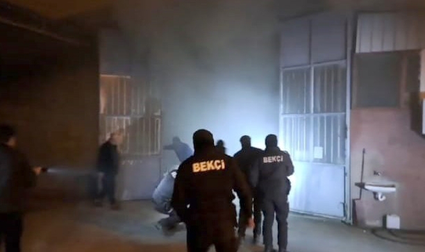 Gaziantep'te biber imalathanesinde yangın