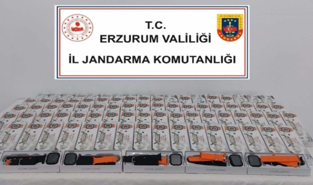 Gümrük kaçağı akıllı saat ele geçirildi