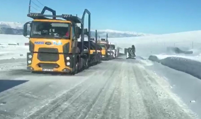 Ilgar dağı geçidinde tır kuyruğu oluştu!