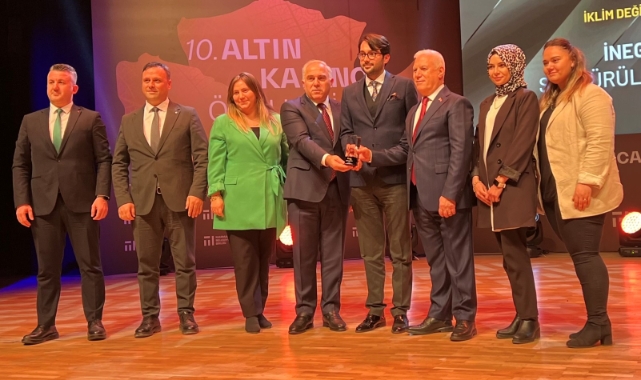 İnegöl Belediyesi'nin 'Sürdürülebilir Hava Kalitesi Ölçüm Ağı' projesine ödül!