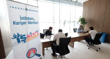 İnegöl'de İstihdam ve Kariyer Merkezi 2 bin 850 kişiyi iş sahibi yaptı