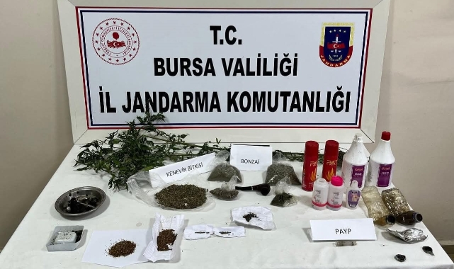 İnegöl'de uyuşturucu imal edilen eve operasyon