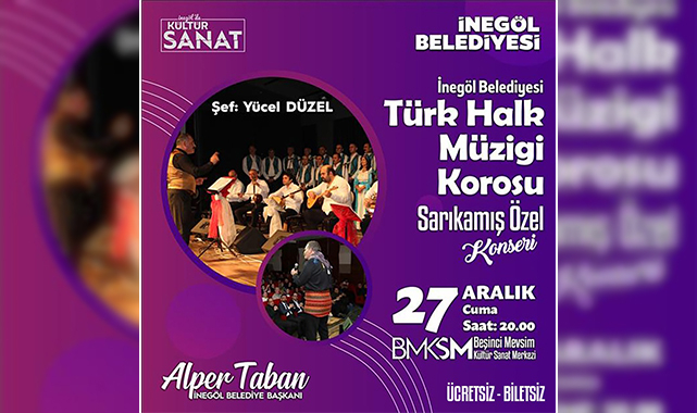 İnegöl'ü kültür sanat dolu bir hafta bekliyor