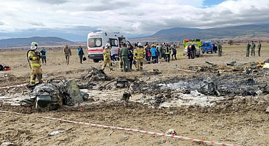 Isparta'da askeri helikopter düştü! 6 asker şehit oldu