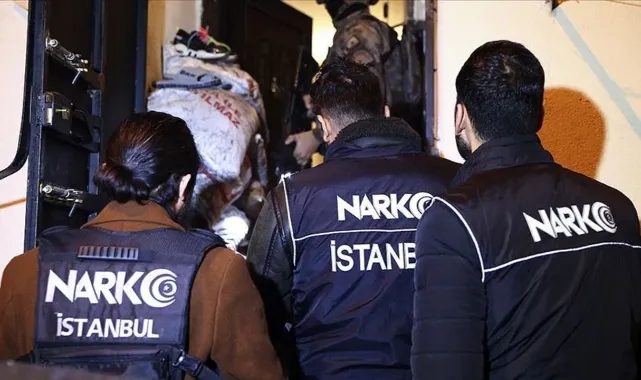 İstanbul'da uyuşturucu tacirlerine operasyon: 69 gözaltı