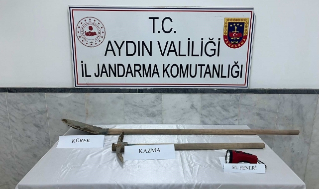 Kaçak kazıya suçüstü!