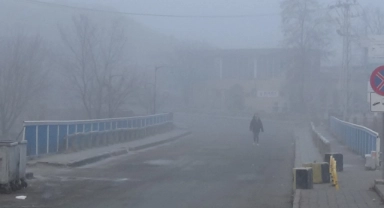 Kars'ta yoğun sis