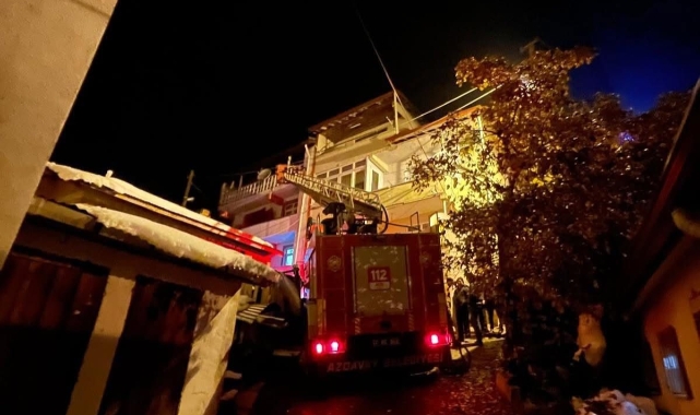 Kastamonu'da çıkan yangında 1 kişi dumandan etkilendi