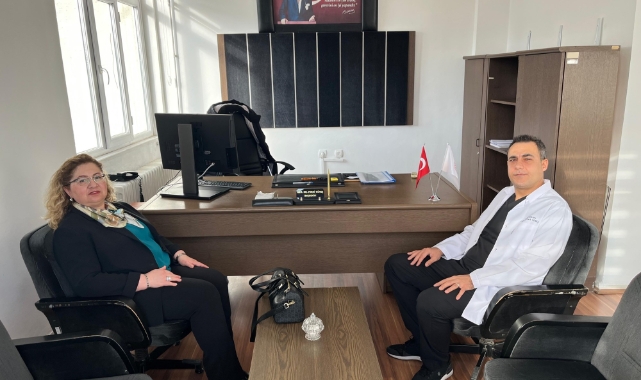 Kaymakam Doğru, sağlık çalışanları ile bir araya geldi