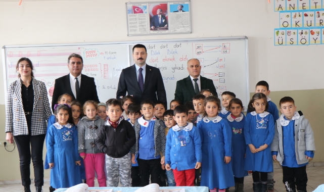 Kaymakam Karali'den okul ziyaretleri