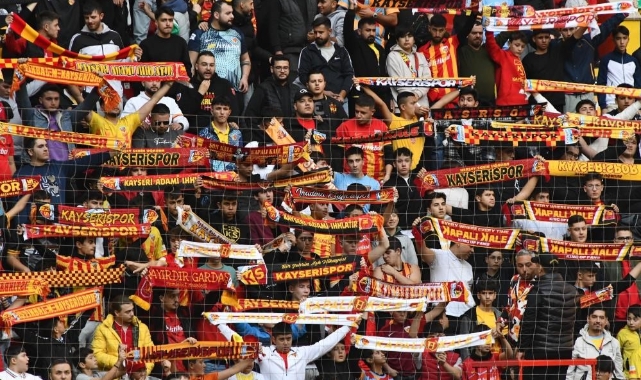 Kayserispor 71 bin taraftarı tribünlere çekebildi