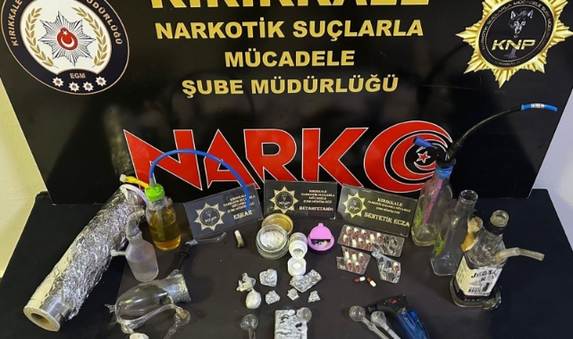 Kırıkkale'de uyuşturucu operasyonlarında 5 tutuklama!
