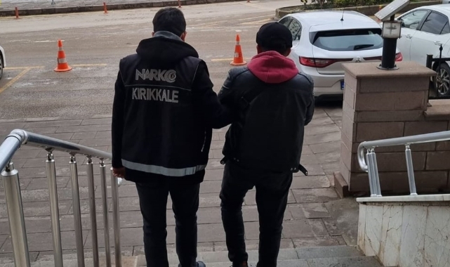 Kırıkkale'de uyuşturucu ticaretinden aranan hükümlü yakalandı