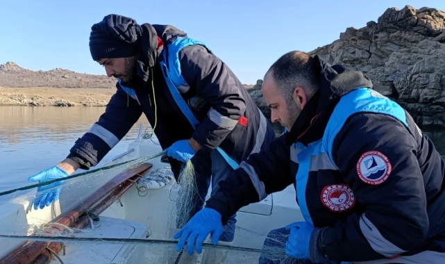 Kırklareli Kayalı Barajı'nda kaçak av denetimi
