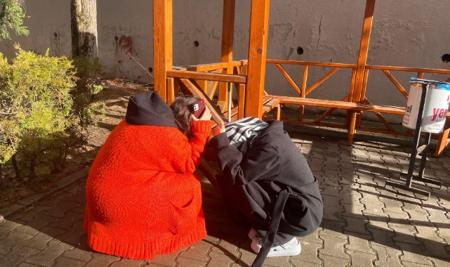 Kız yurdunda gerçeğini aratmayan tatbikat