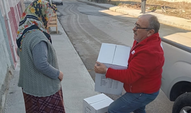 Kızılay’dan ihtiyaç sahibi ailelere destek