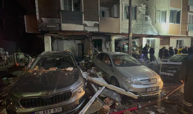 Kocaeli'de binada doğal gaz patlaması! 13 yaralı