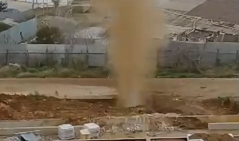 Kocaeli'de inşaat alanında doğal gaz borusu delindi!