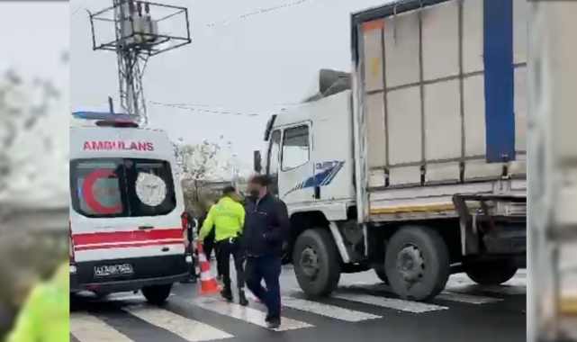 Kocaeli'nde kamyonun çarptığı kadın hayatını kaybetti!