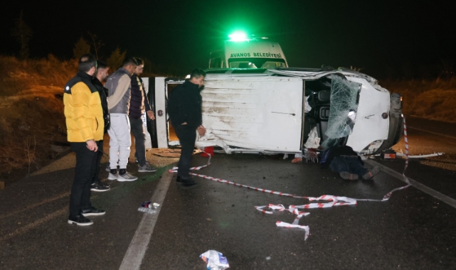 Kontrolden çıkan otomobil takla attı: 1 ölü