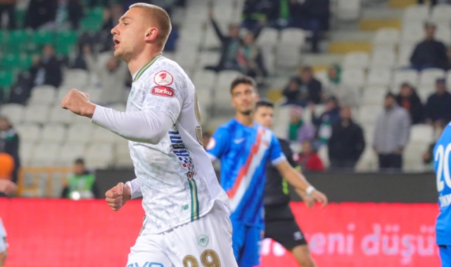 Konyaspor'un forvetleri ligde son vuruşta yok