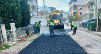 Körfez’de yol bakım çalışmaları aralıksız sürüyor