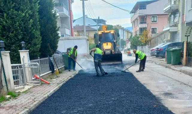 Körfez’de yol bakım çalışmaları aralıksız sürüyor