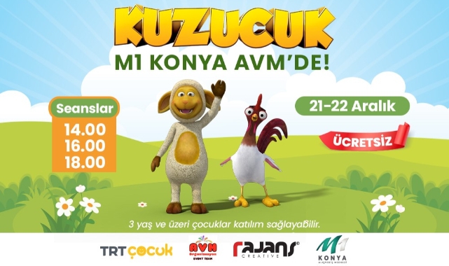 Kuzucuk, M1 Konya AVM'de çocuklarla buluşuyor