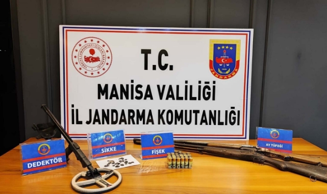 Manisa'da 23 adet sikkeye el kondu!