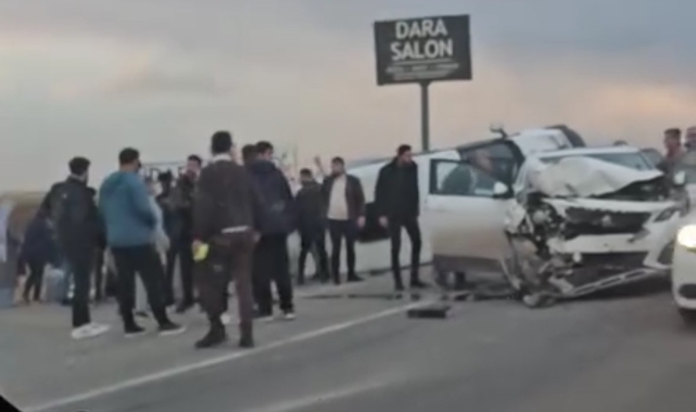 Mardin'de öğrenci servisi kaza yaptı! 9 yaralı