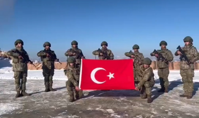 Mehmetçikten yeni yıl mesajı
