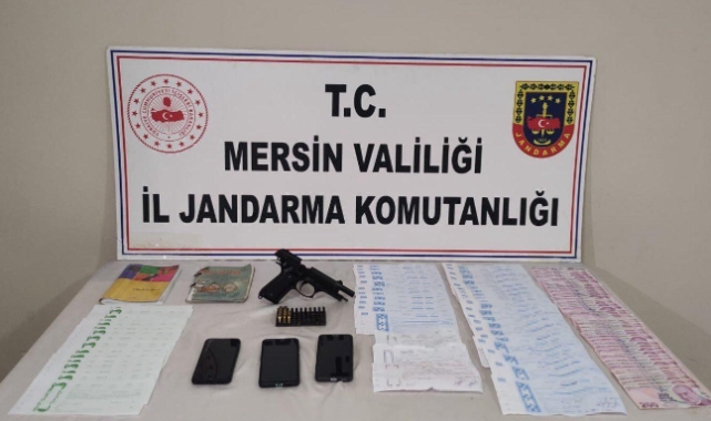 Mersin'de milyonluk senet ele geçirildi