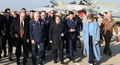 MSB duyurdu: "Birleşik Krallık'a ait iki adet Eurofighter savaş uçağı Ankara’ya iniş yaptı"