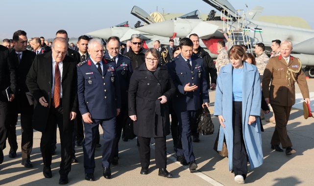 MSB duyurdu: "Birleşik Krallık'a ait iki adet Eurofighter savaş uçağı Ankara’ya iniş yaptı"