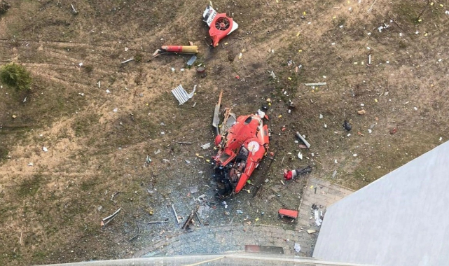 Muğla Eğitim ve Araştırma Hastanesi'ne helikopter çarptı! 4 ölü