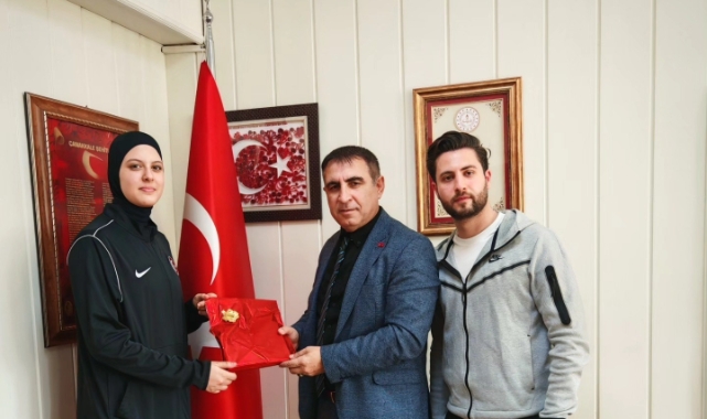 Nazillili Sporcu Elifnaz Avrupa üçüncüsü oldu