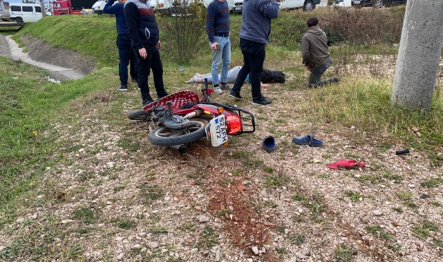 Ordu'da motosiklet kazası: 1 yaralı