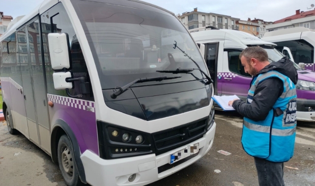 Ordu'da toplu taşımalara denetim