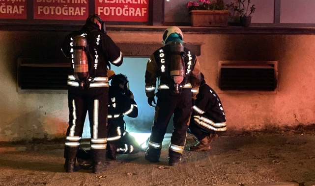 Ortaklar'da kalorifer kazanından yangın çıktı