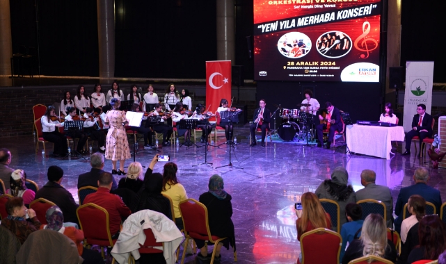 Osmangazi'de Gençlik Orkestrası ve Korosu’ndan muhteşem yeni yıl konseri