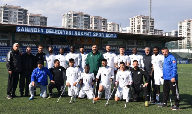 Şahinbey Ampute'den 1-0'lık galibiyet