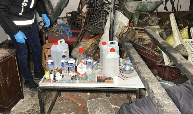 Sahte içki operasyonunda 3 gözaltı kararı