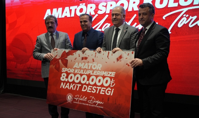 Samsun'da amatör spora 8 milyon TL'lik destek!