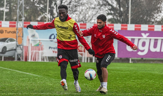Samsunspor Trabzonspor maçı hazırlıklarını sürdürdü