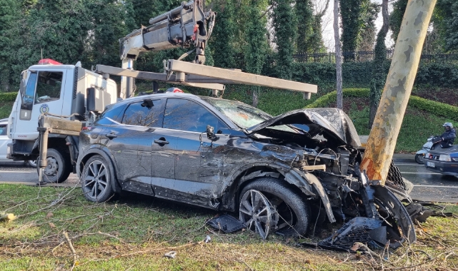 Sarıyer'de makas atan sürücü kazaya neden oldu: 2 yaralı