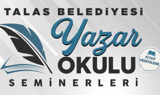 Talas'ta yazar okulu seminerleri başlıyor