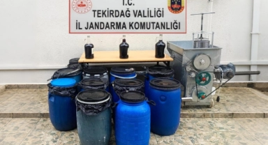 Tekirdağ'da 400 litre gümrük kaçağı şarap ele geçirildi