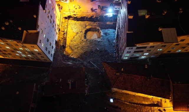 Tokat’ta inşaat kazısı 5 daireyi boşalttırdı