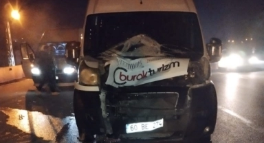 Tokat'ta taziyeye giderken minibüsün çarptığı yaşlı adam öldü